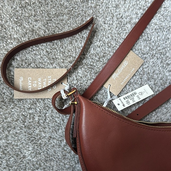 The Essential Convertible Top Handle Crossbody Mini Bag, Warm Cinnamon NWOT - Picture 9 of 9